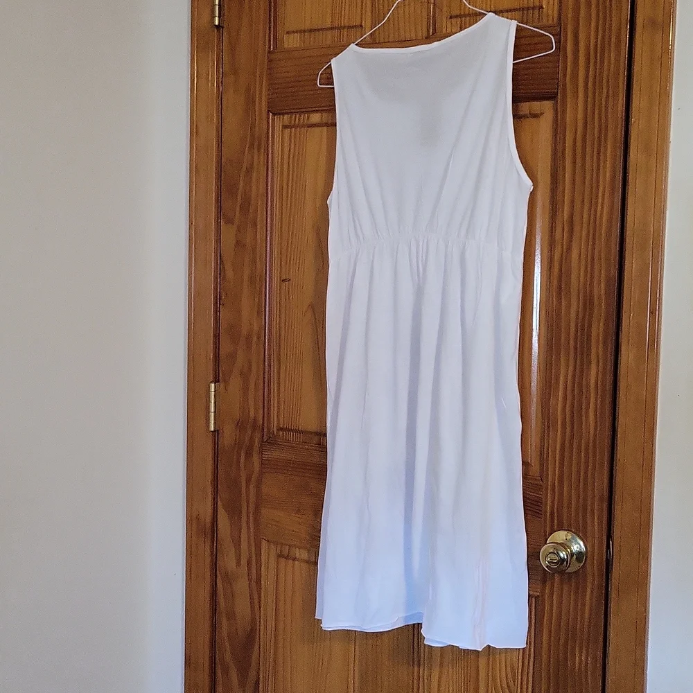 Michael Stars Lightweight Sleeveless Jersey Tank Empire Waist Babydoll Dress NWT - Picture 3 of 5